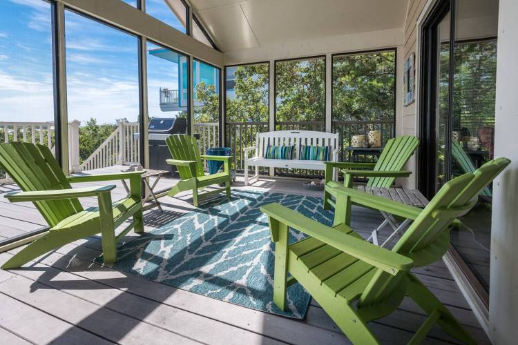 Covered Porch at Seabatical Covered Porch at Seabatical
